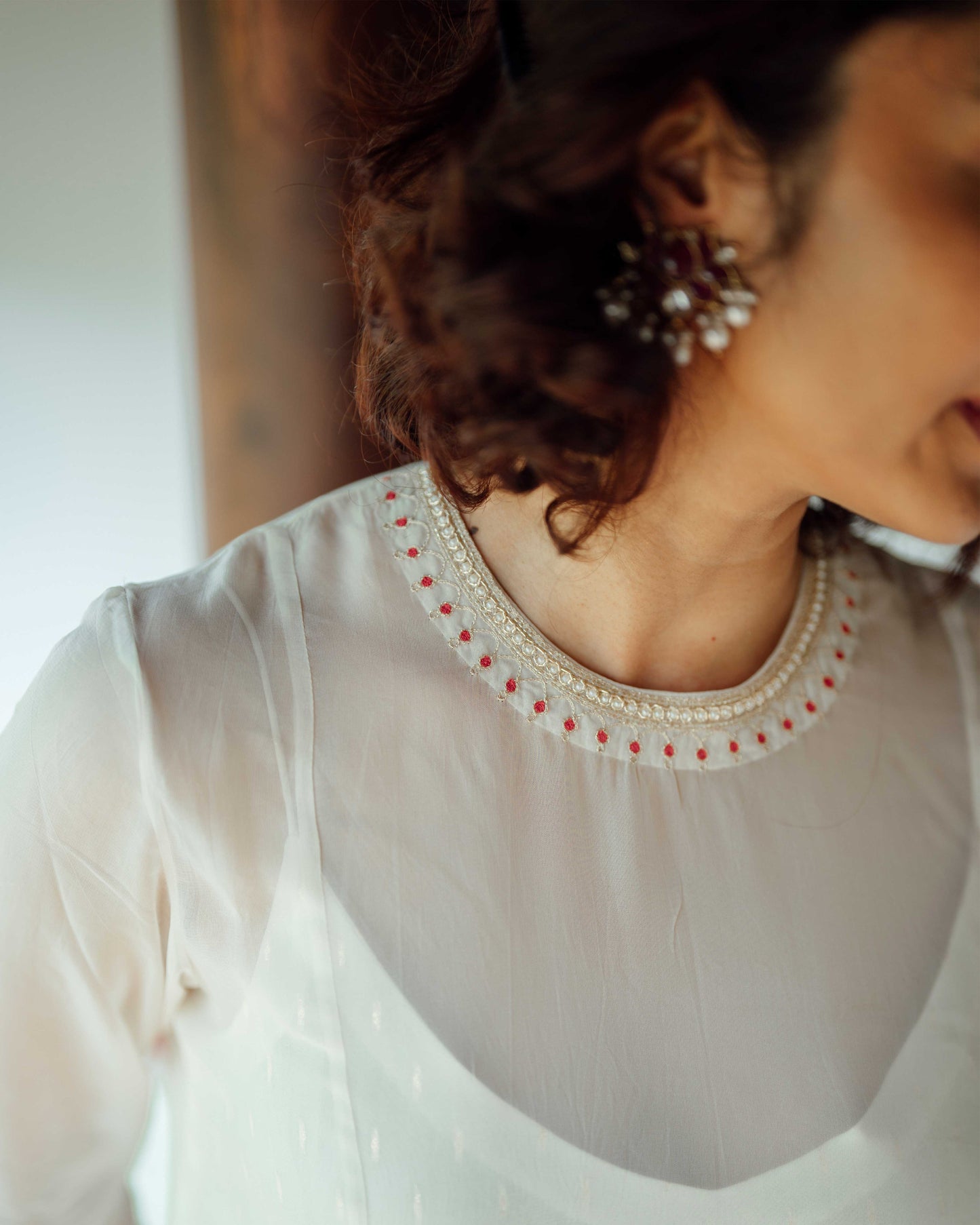 Viscose Organza 3-Piece Co-ord Set