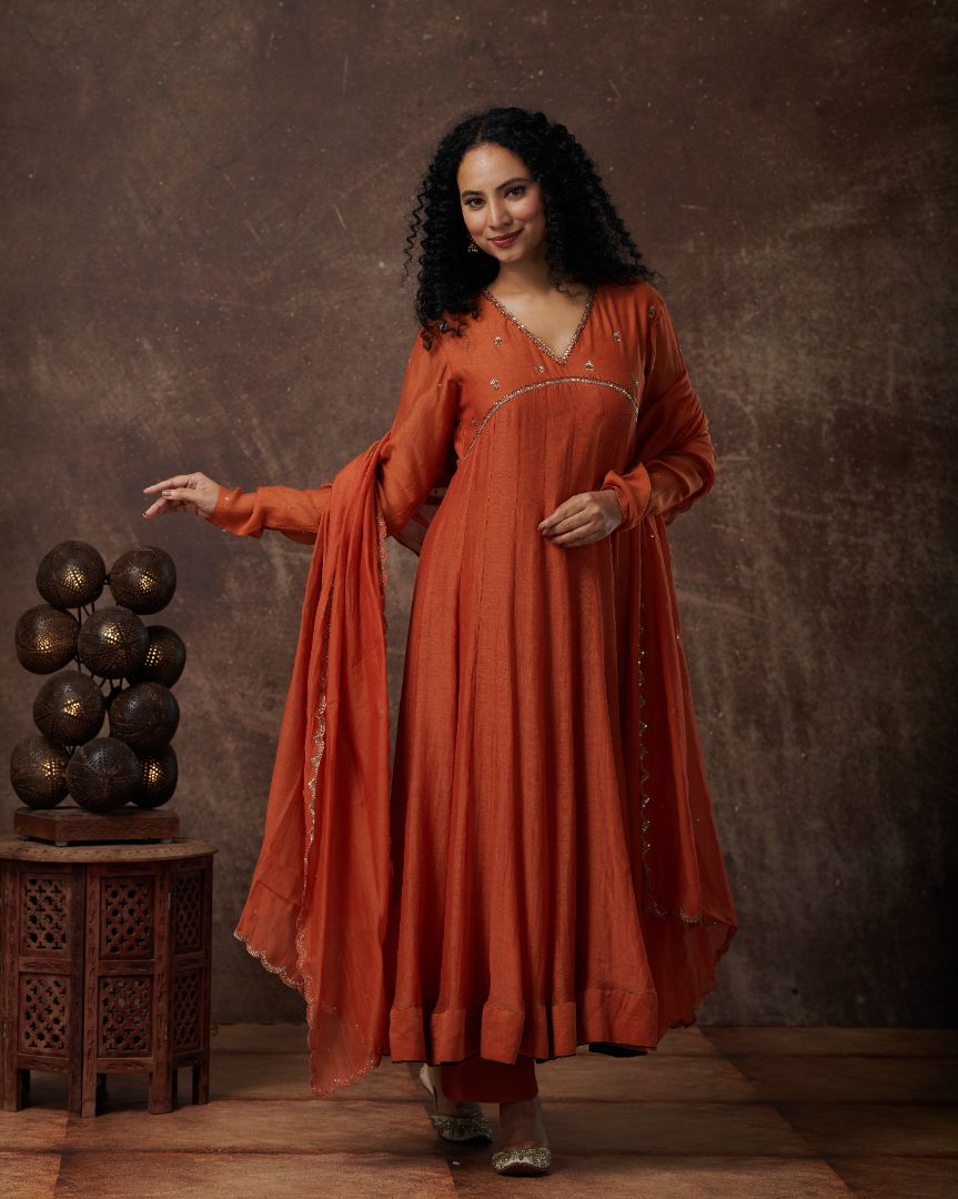 Red And Brown Combination Dress Buy Pakistani Bridal Dresses