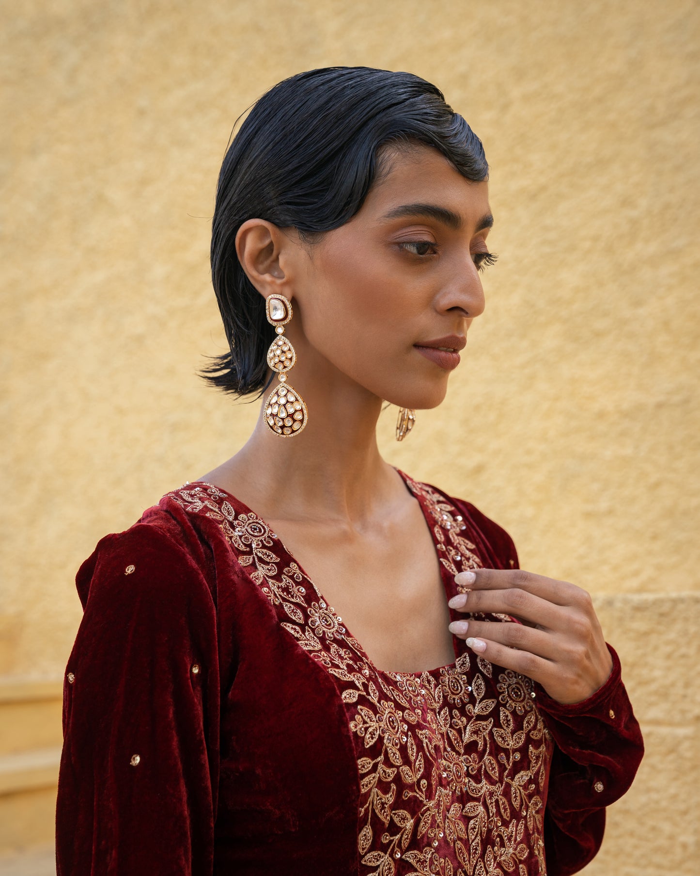 MAROON 3 PANEL SALWAR SET