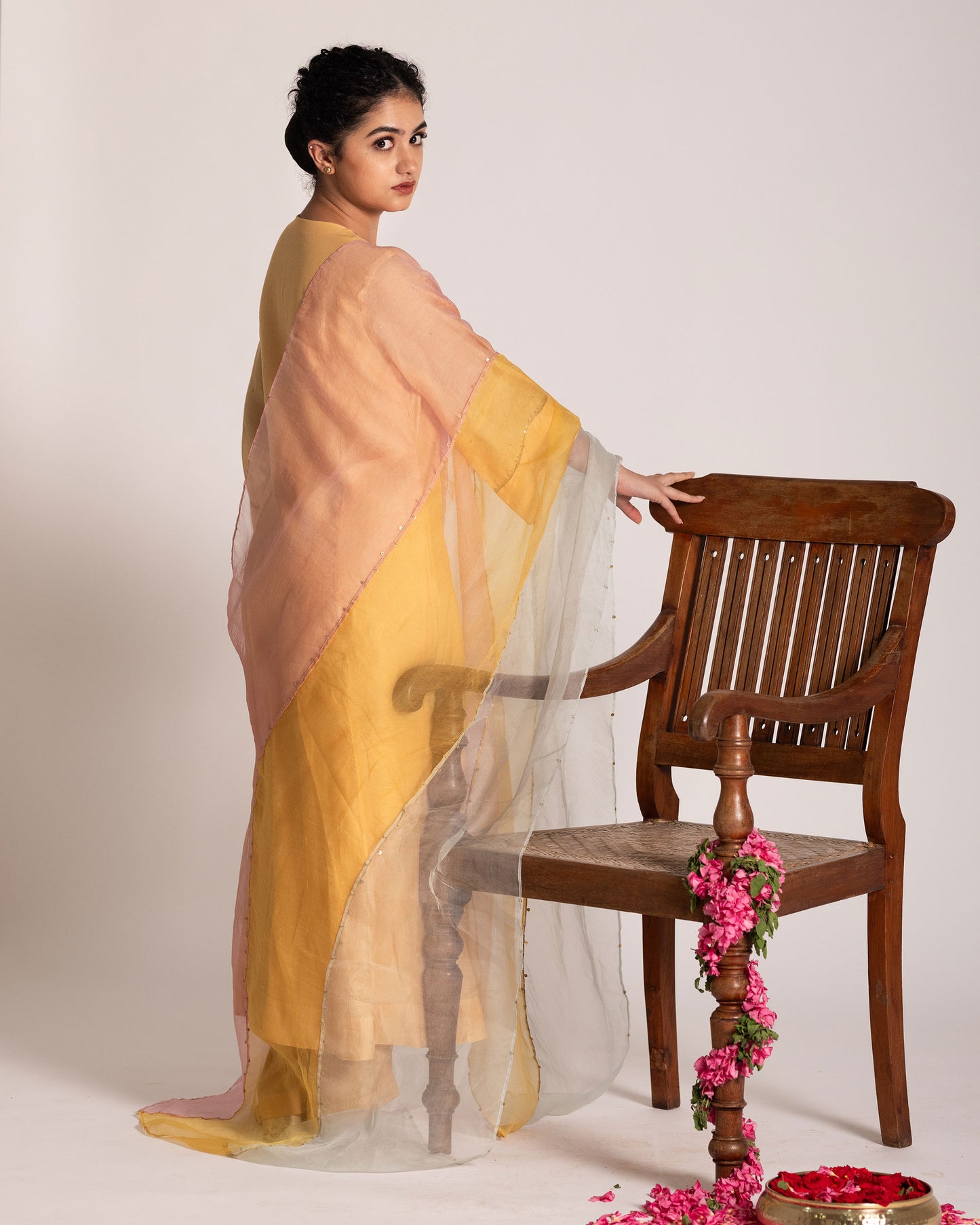 Pale banana salwar set with soft pastel charm and refined elegance, designed for a fresh, graceful, and timeless ethnic style.