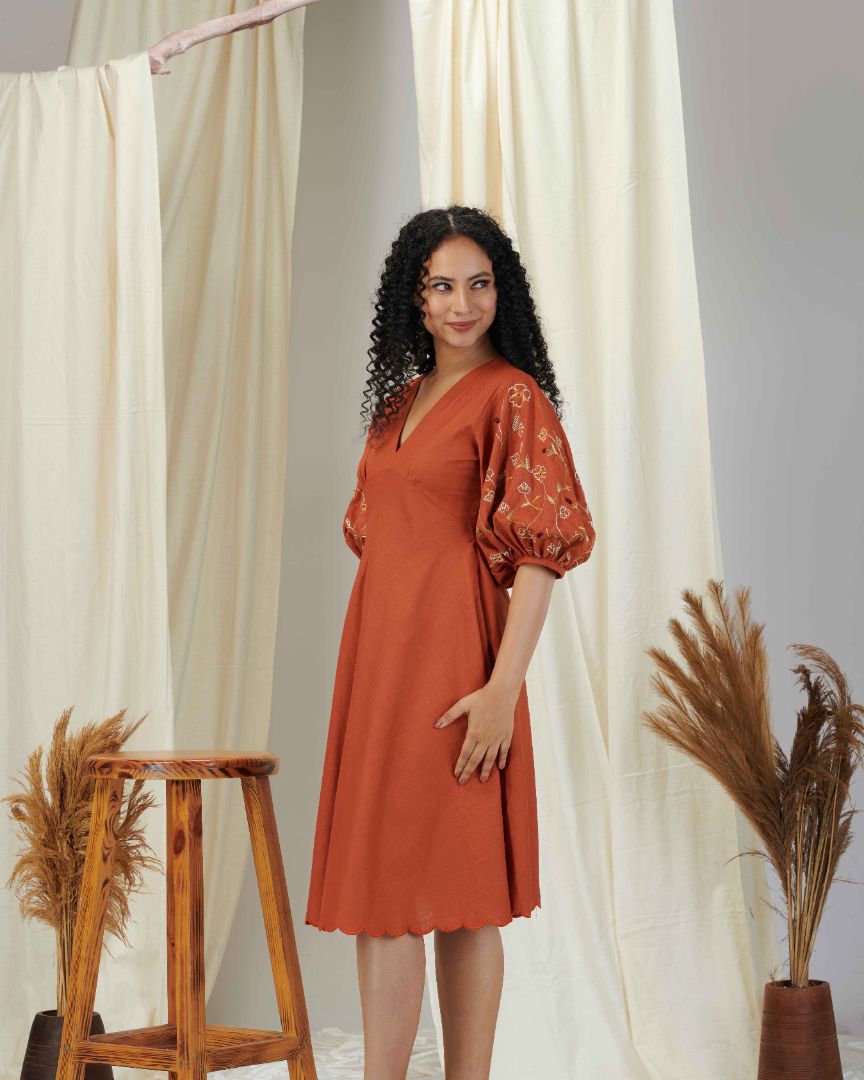 Burnt Orange Dress Burnt Orange Dress